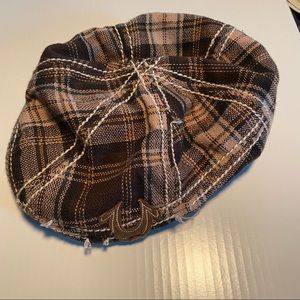 True Religion Tweed Driver Cap Hat